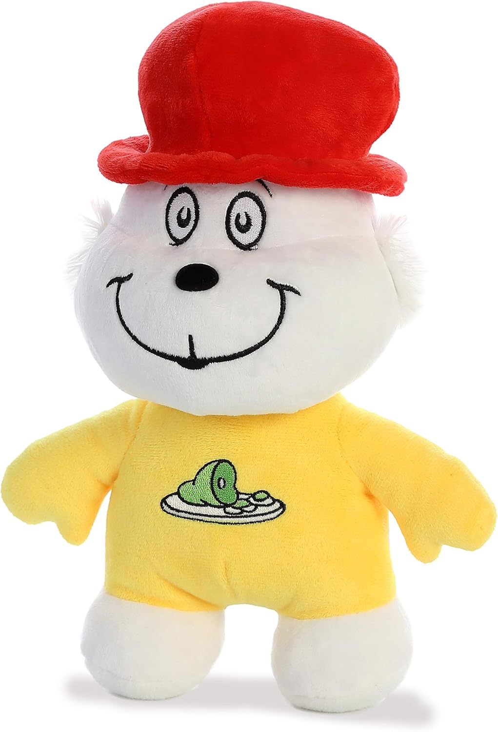 Aurora Whimsical Dr. Seuss Dood Plushie Sam I Am – Narración mágica – Inspiración literaria – Amarillo 10 pulgadas