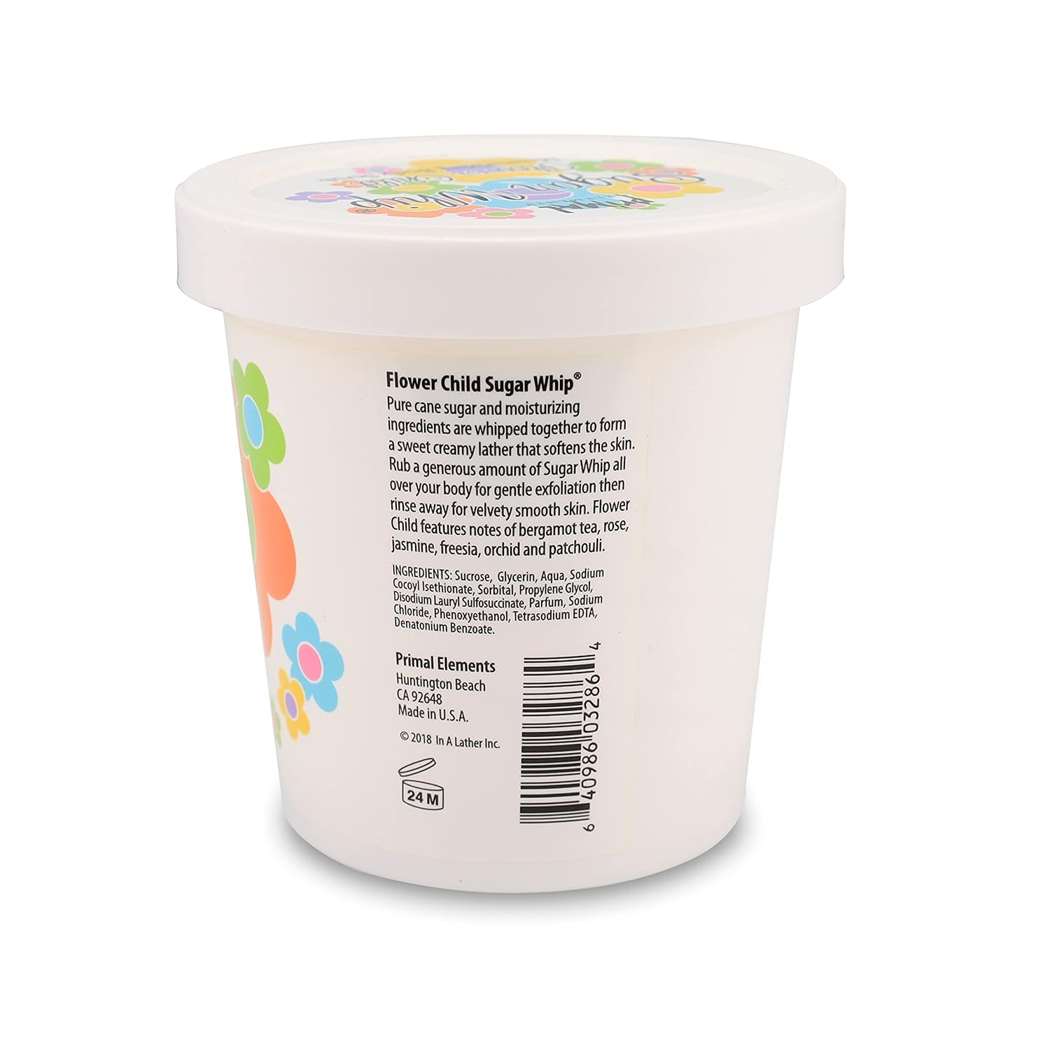 Primal Elements Azúcar Whip, Flower Child, 10 onzas