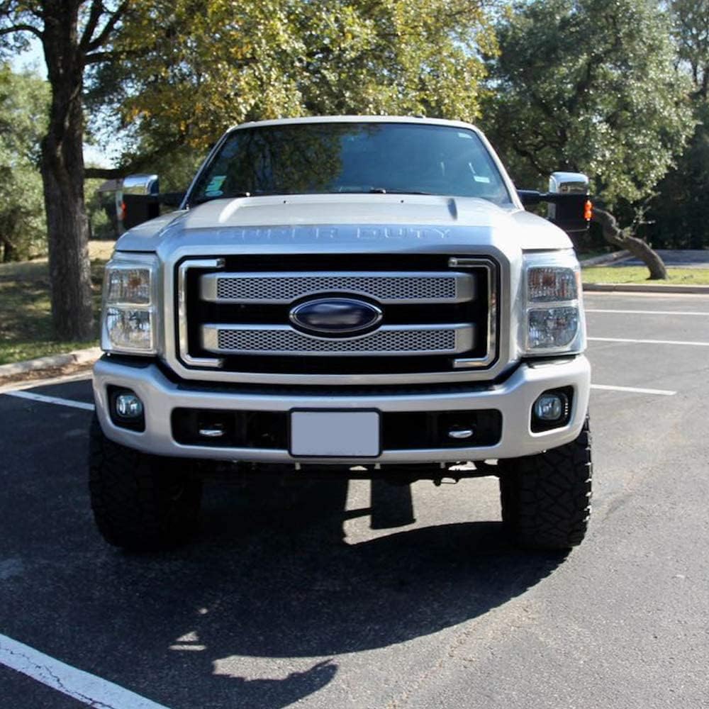 PIT66 Faro antiniebla para parachoques delantero, compatible con Ford F250 F350 F450 F550 Super Duty faros antiniebla con arnés de lente ahumada