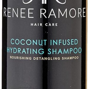 Renee Ramore Champú limpiador hidratante con infusión de coco fortificado para reponer, humedecer, alisar el cabello, controlar el encrespamiento, Renee Ramore Champú limpiador hidratante con infusión de coco fortificado para reponer, humedecer, alisar el cabello, controlar el encrespamiento,