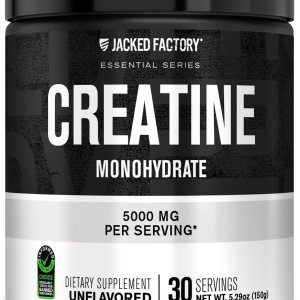 Jacked Factory Monohidrato de creatina en polvo 5.29 oz – Suplemento de creatina para el crecimiento muscular, mayor fuerza, mayor producción de Jacked Factory Monohidrato de creatina en polvo 5.29 oz – Suplemento de creatina para el crecimiento muscular, mayor fuerza, mayor producción de