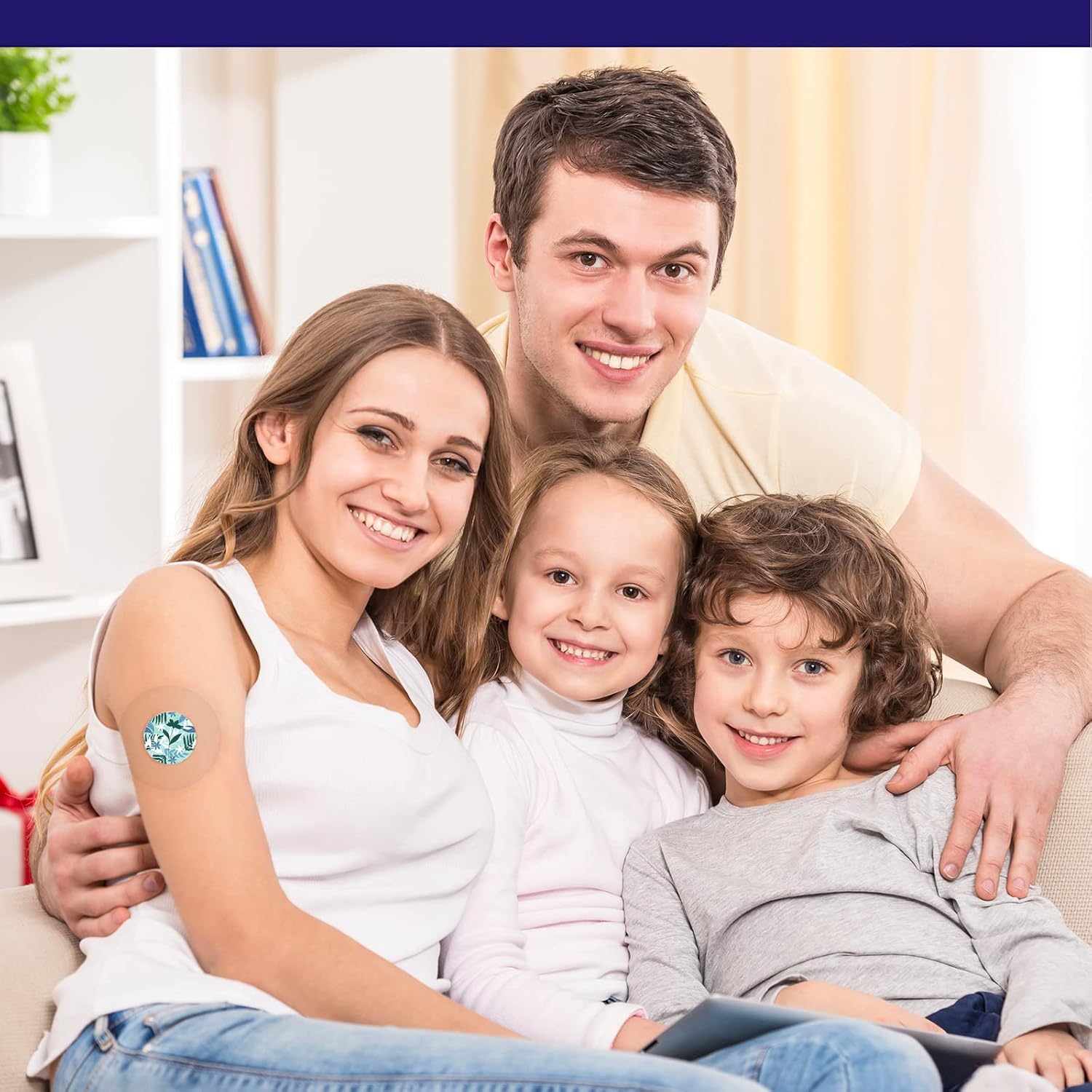 Libre 2 fundas de sensor y calcomanías de estilo libre para sensor Libre 2, parches adhesivos transparentes hipoalergénicos, impermeables y