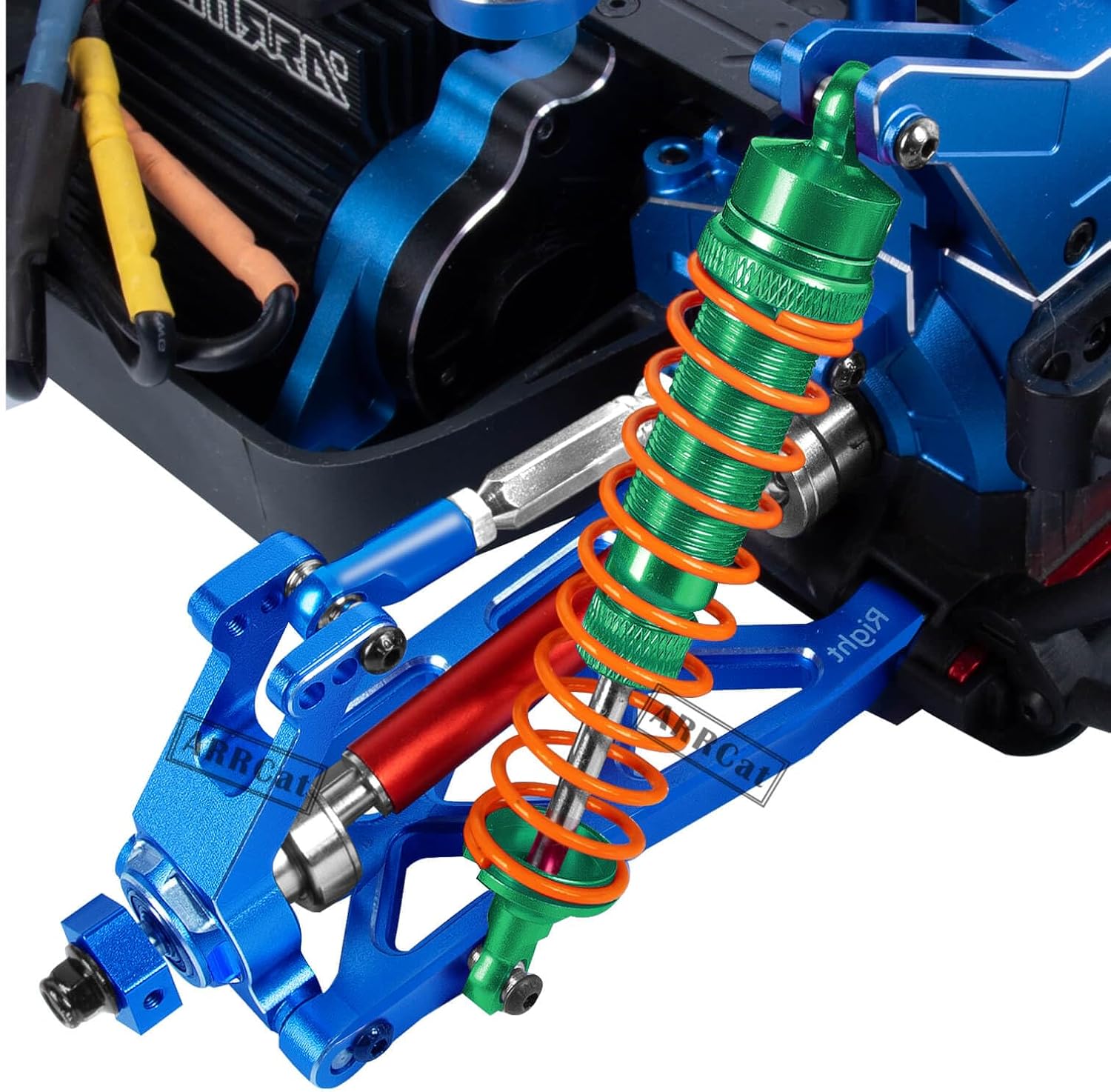 RC Shocks – Piezas de actualización para camión 110 Arrma Senton 4X4 Granite 4X4 Vorteks 4X4 Arrma Bigrock 4X4 Typhon 4X4 RC, 4 piezas de aluminio