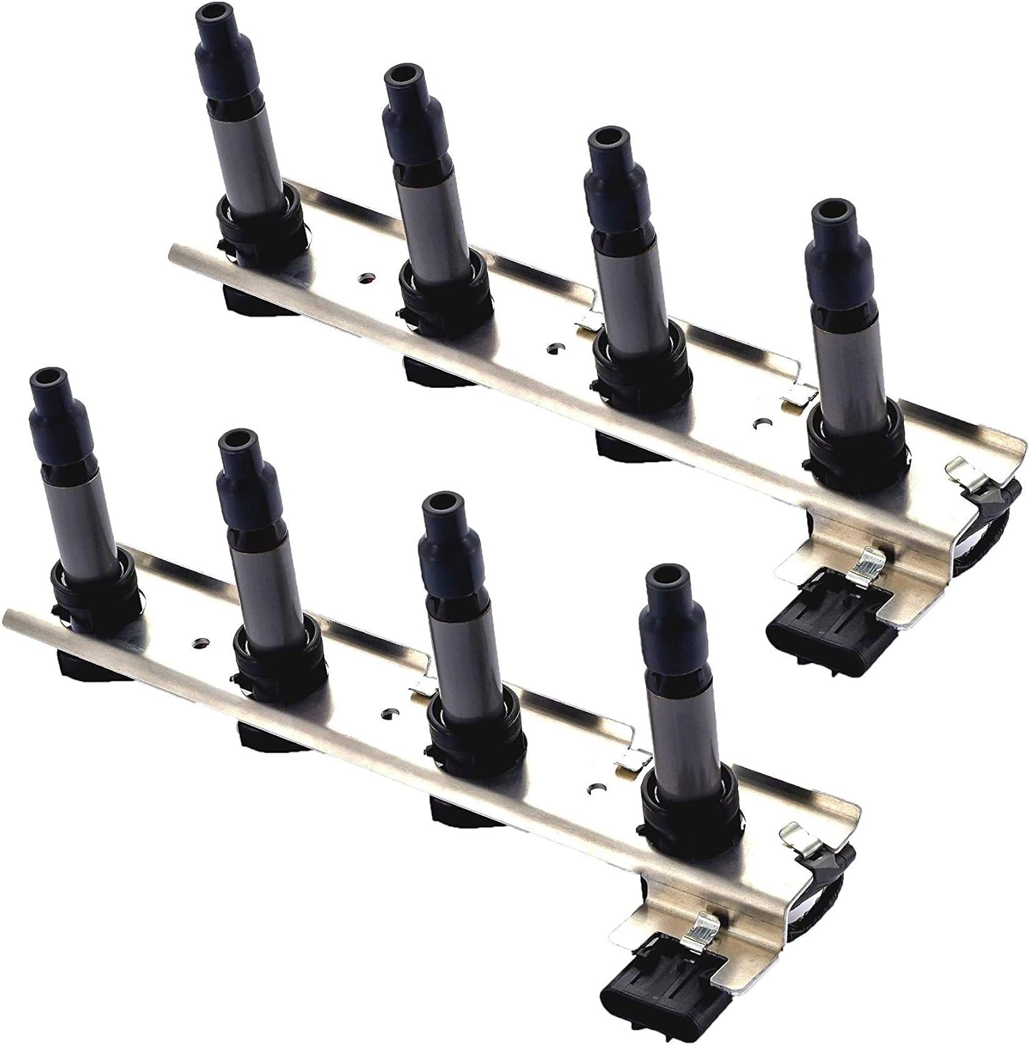 ENA Juego de 2 bobinas de encendido compatibles con Cadillac Pontiac DeVille SRX STS XLR 2004-2006 Bonneville 4.6L V8 repuesto para C1509 UF-372