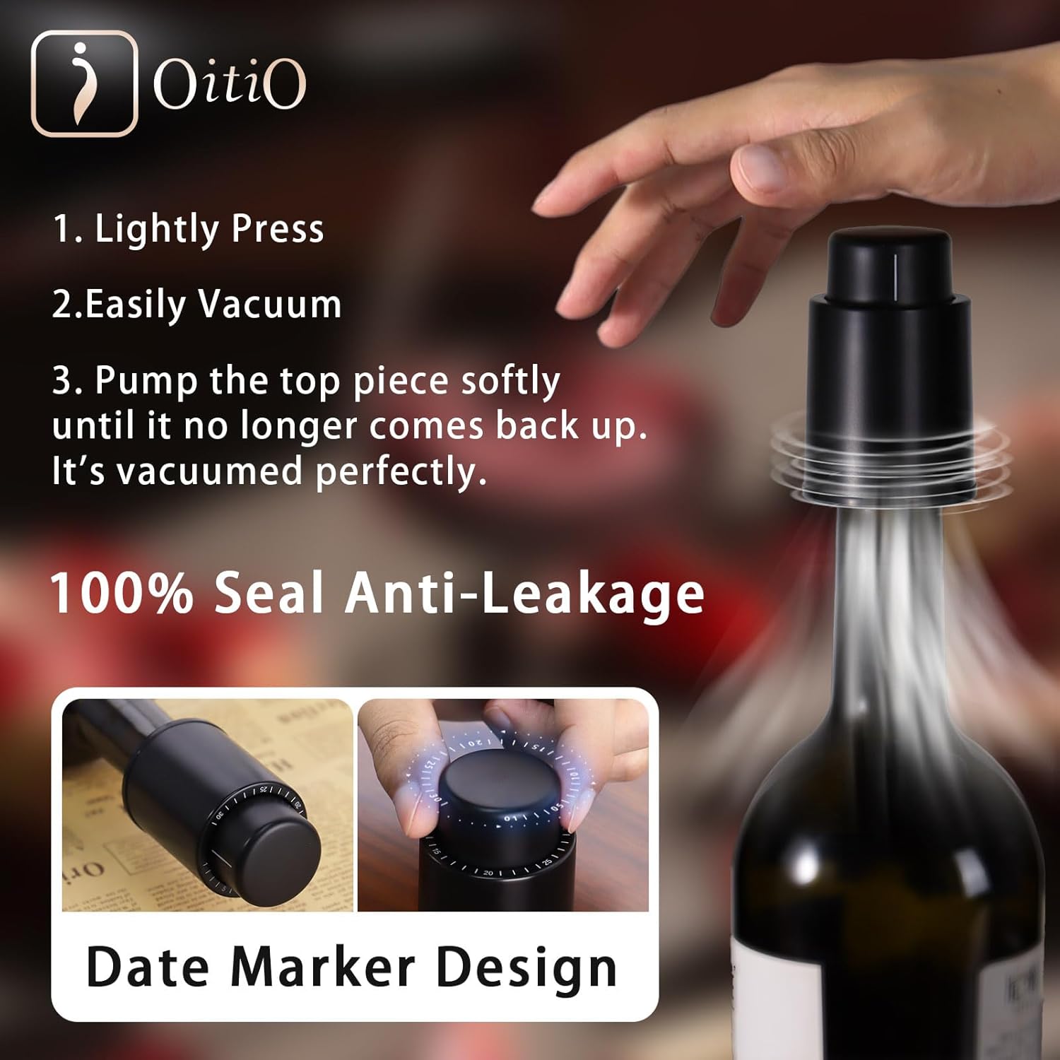 Juego de 4 copas de vino tinto de cristal de 23 onzas, grandes, copas de vino blanco de tallo largo modernas con tapón de vino, juego de regalo