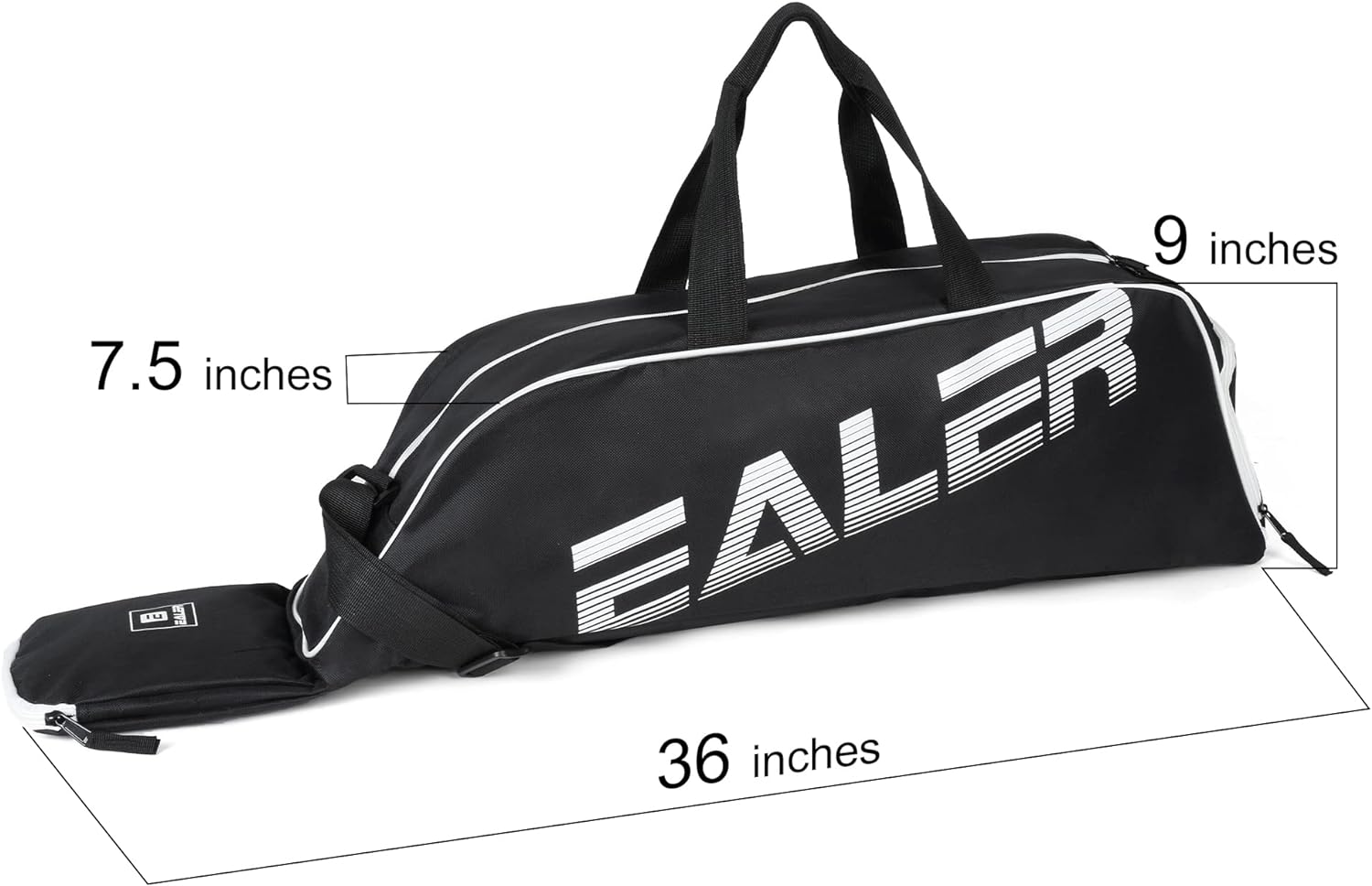 EALER Bolsa de mano para bate de béisbol y pelota en T, bolsa de equipo de sóftbol – Equipo para niños, jóvenes y adultos con capacidad para bate,