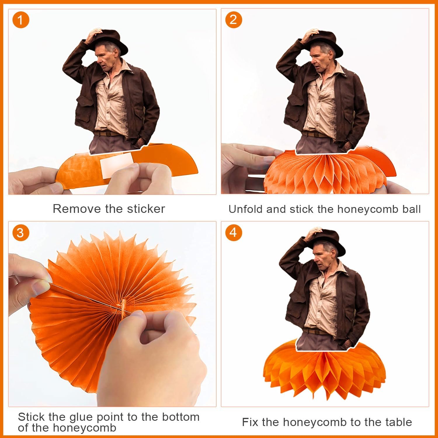 8 piezas de suministros para fiesta de cumpleaños, decoración de mesa temática, centros de mesa 3D de nido de abeja de doble cara para niños y niñas