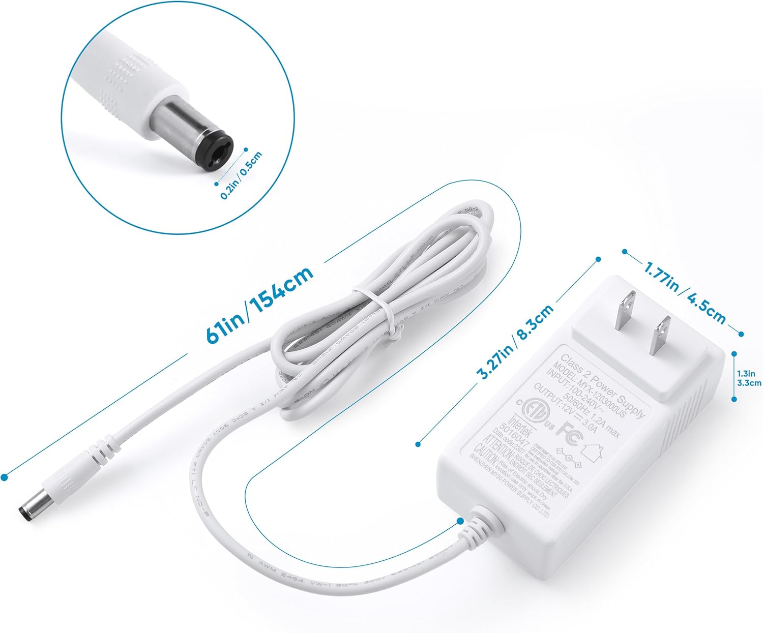 Litever Luces para debajo del gabinete enchufables, 6 barras de tira de luz LED de 12 pulgadas. Súper brillante regulable enlazable para encimera de