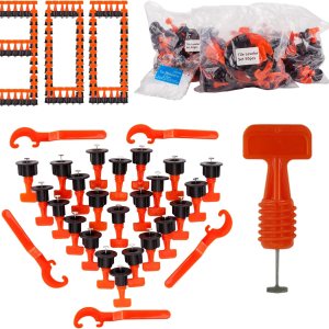 TR TOOLROCK Kit de sistema de nivelación de azulejos de 116 pulgadas, 300 espaciadores niveladores de azulejos, 2000 espaciadores de azulejos de 112 TR TOOLROCK Kit de sistema de nivelación de azulejos de 116 pulgadas, 300 espaciadores niveladores de azulejos, 2000 espaciadores de azulejos de 112