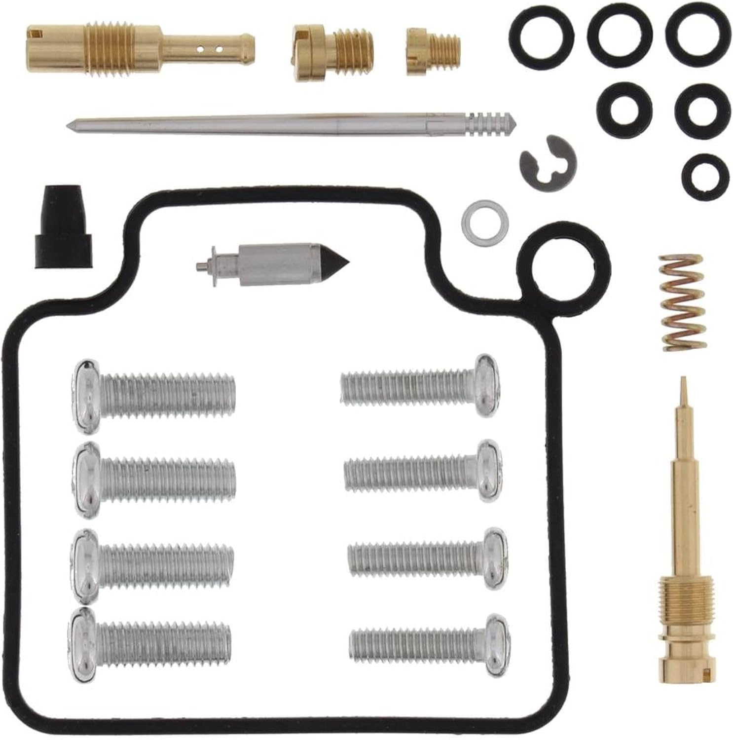 All Balls Kit completo de carburador 26-1211 compatible conrepuesto para Honda TRX450ES 1998-2001, TRX450FEFM 2002-2004, TRX450S 1998-2001