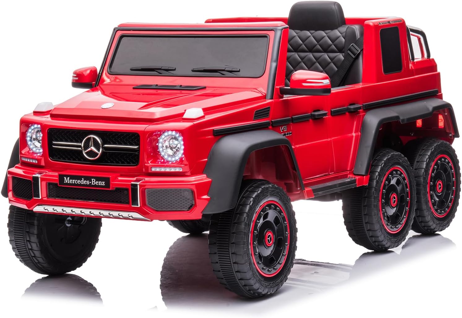 ccko Auto eléctrico para niños, vehículo eléctrico para niños de 24 V 200 W, auto eléctrico Mercedes-Benz con licencia para niños con amortiguador