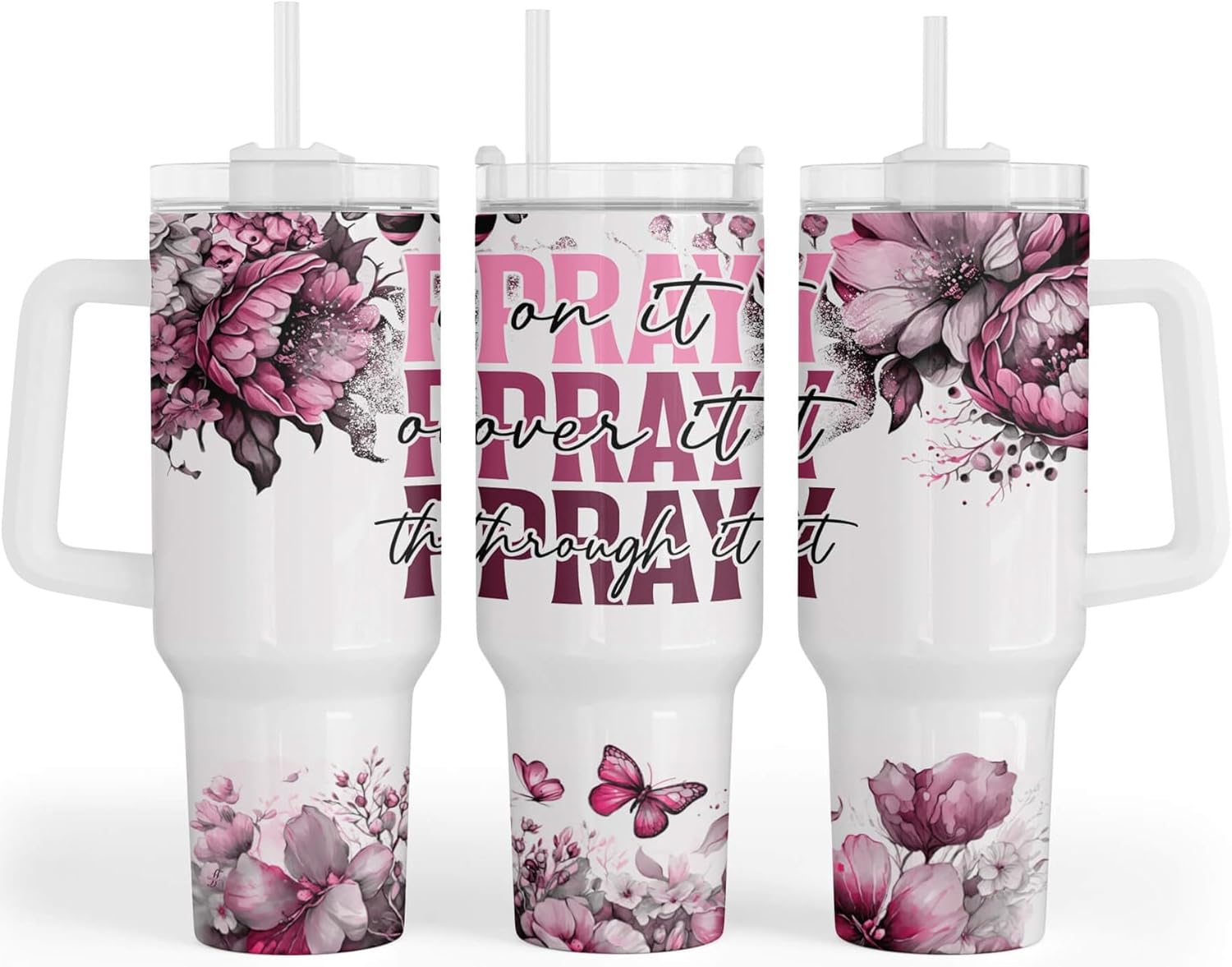Regalos cristianos para mujeres, taza de viaje de 40 onzas – Regalos de cumpleaños para mujeres, regalos religiosos para mujeres, regalos