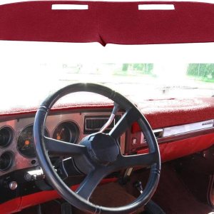 Yiz Tapete de cubierta de tablero para Chevrolet Chevy CKRV Series 1981-1991, Suburban Blazer, GMC CKRV Series Jimmy, tapete para cubierta de Yiz Tapete de cubierta de tablero para Chevrolet Chevy CKRV Series 1981-1991, Suburban Blazer, GMC CKRV Series Jimmy, tapete para cubierta de