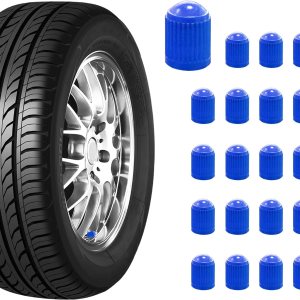 20 tapas de vástago de válvula de neumático, tapa de válvula de neumático de automóvil con sello de goma O, cubiertas de vástago de rueda herméticas 20 tapas de vástago de válvula de neumático, tapa de válvula de neumático de automóvil con sello de goma O, cubiertas de vástago de rueda herméticas