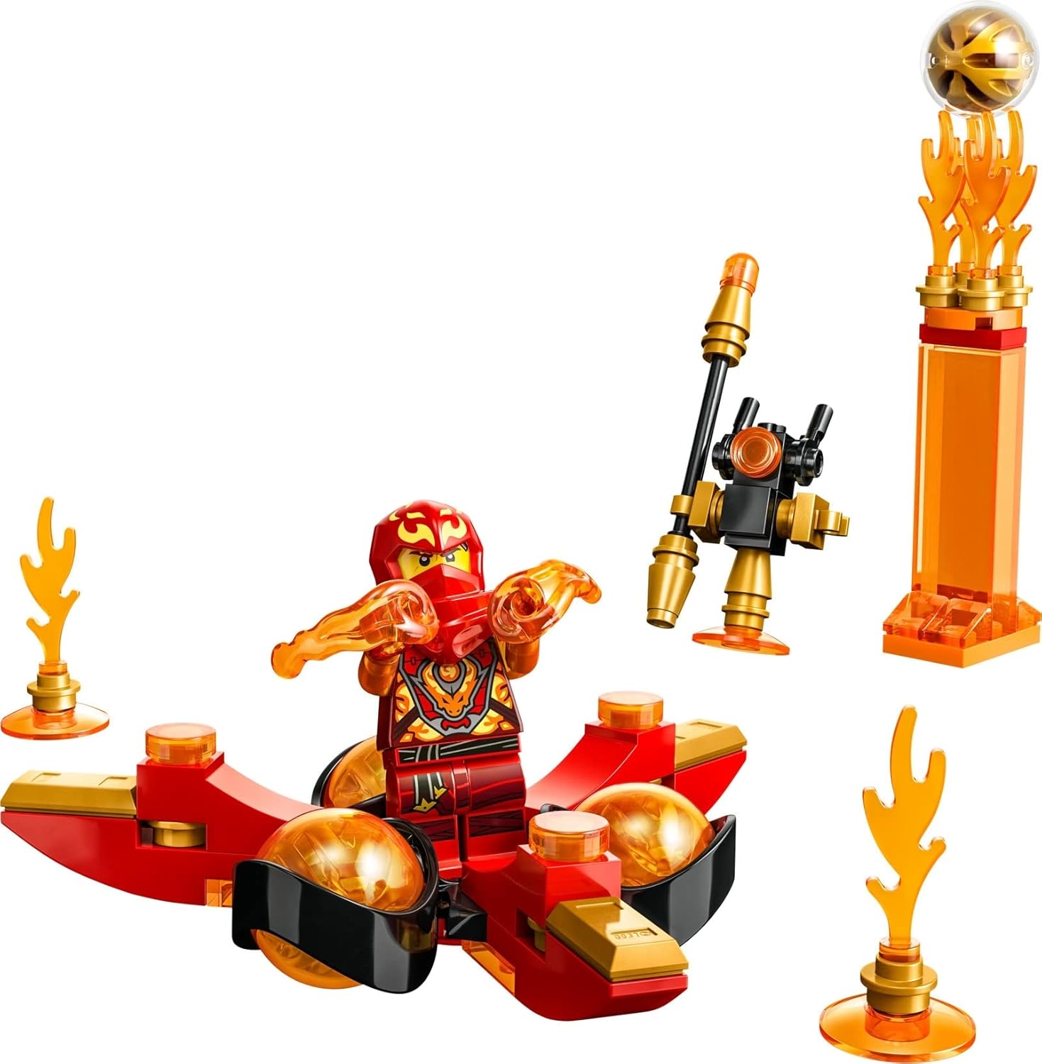Lego Ninjago Set of 4 71777 Kai’s Dragon Power Spinjitzu Flip, 71778 Nya’s Dragon Power Spinjitzu Drift, 71779 Lloyds Dragon Power Spinjitzu Spin &