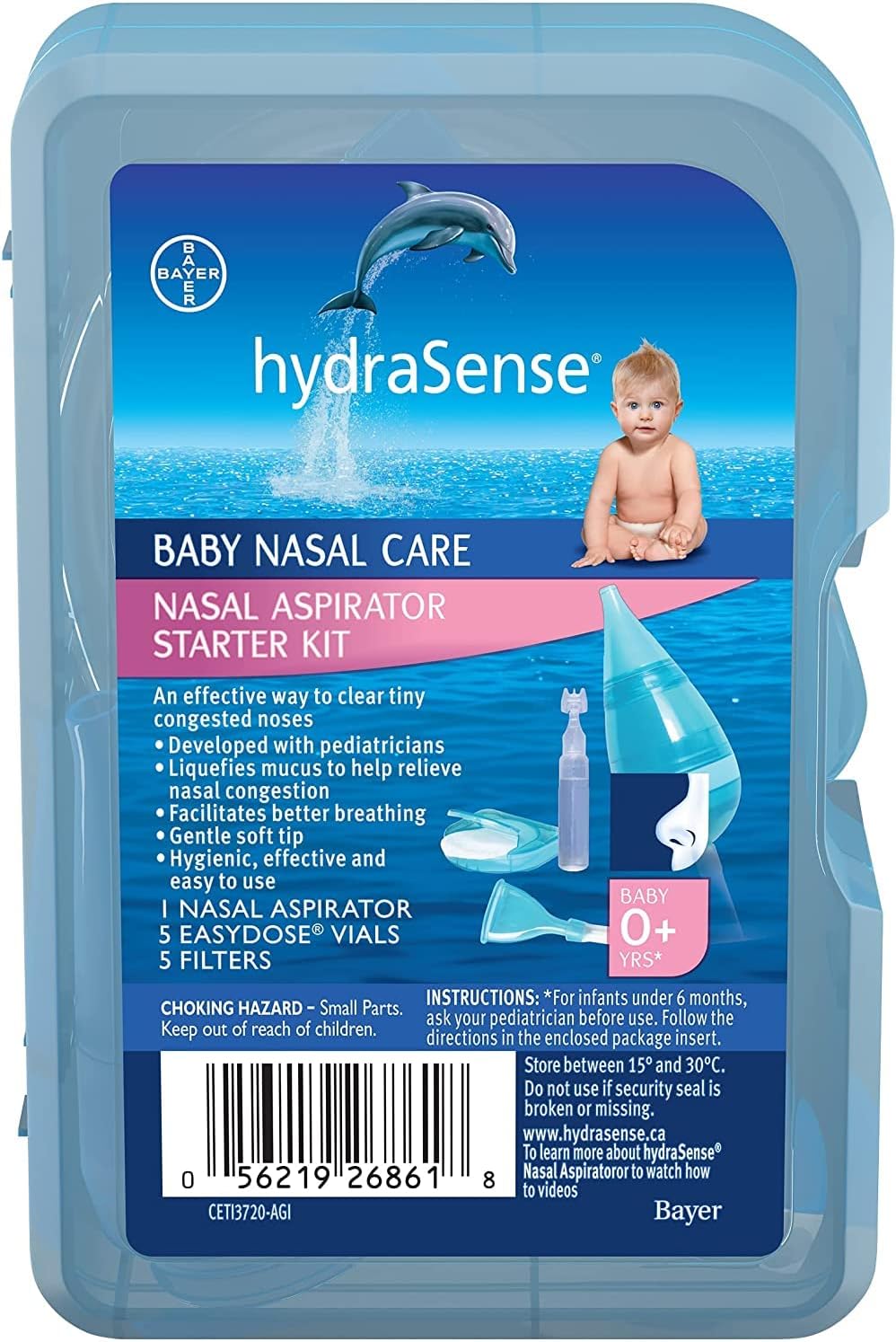 hydraSense Kit de inicio de aspirador nasal
