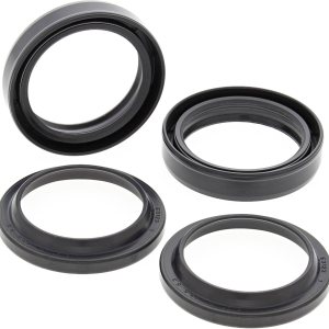 All Balls Racing Kit de retenes de horquilla y polvo 56-128 compatible conrepuesto para Honda CR250R 1981, CR450R 1981, Kawasaki KX125 1982, KXT250 All Balls Racing Kit de retenes de horquilla y polvo 56-128 compatible conrepuesto para Honda CR250R 1981, CR450R 1981, Kawasaki KX125 1982, KXT250