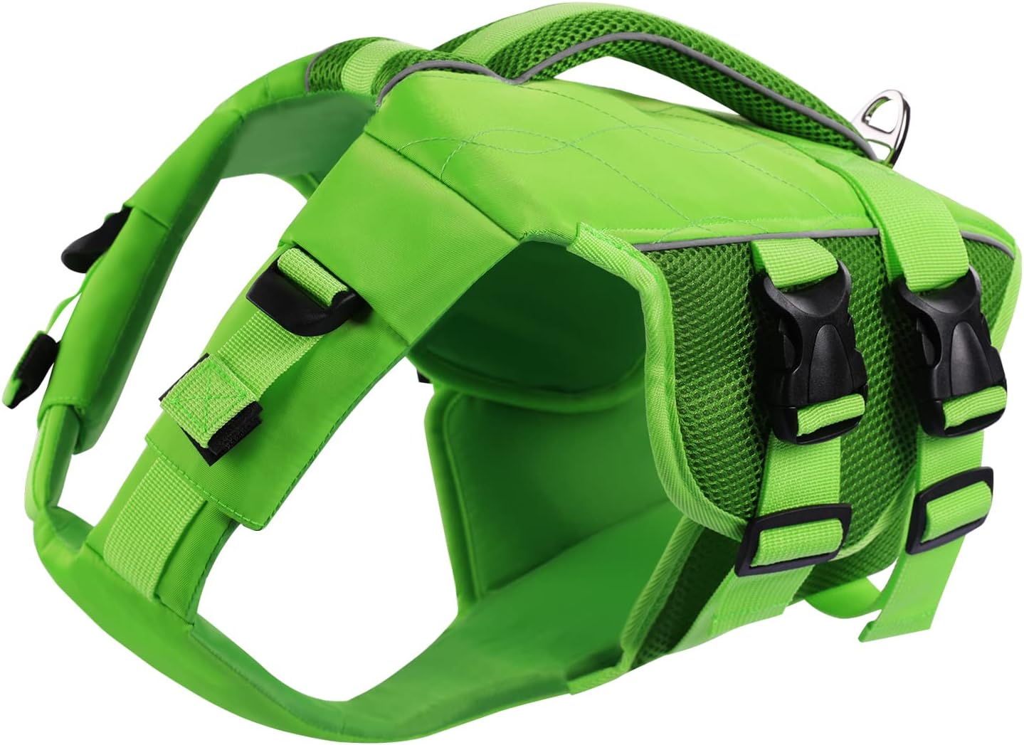 ASENKU Chaleco salvavidas para perros con asa de rescate, chaleco salvavidas para perros para nadar, navegar con alta flotación, antidesgarros,