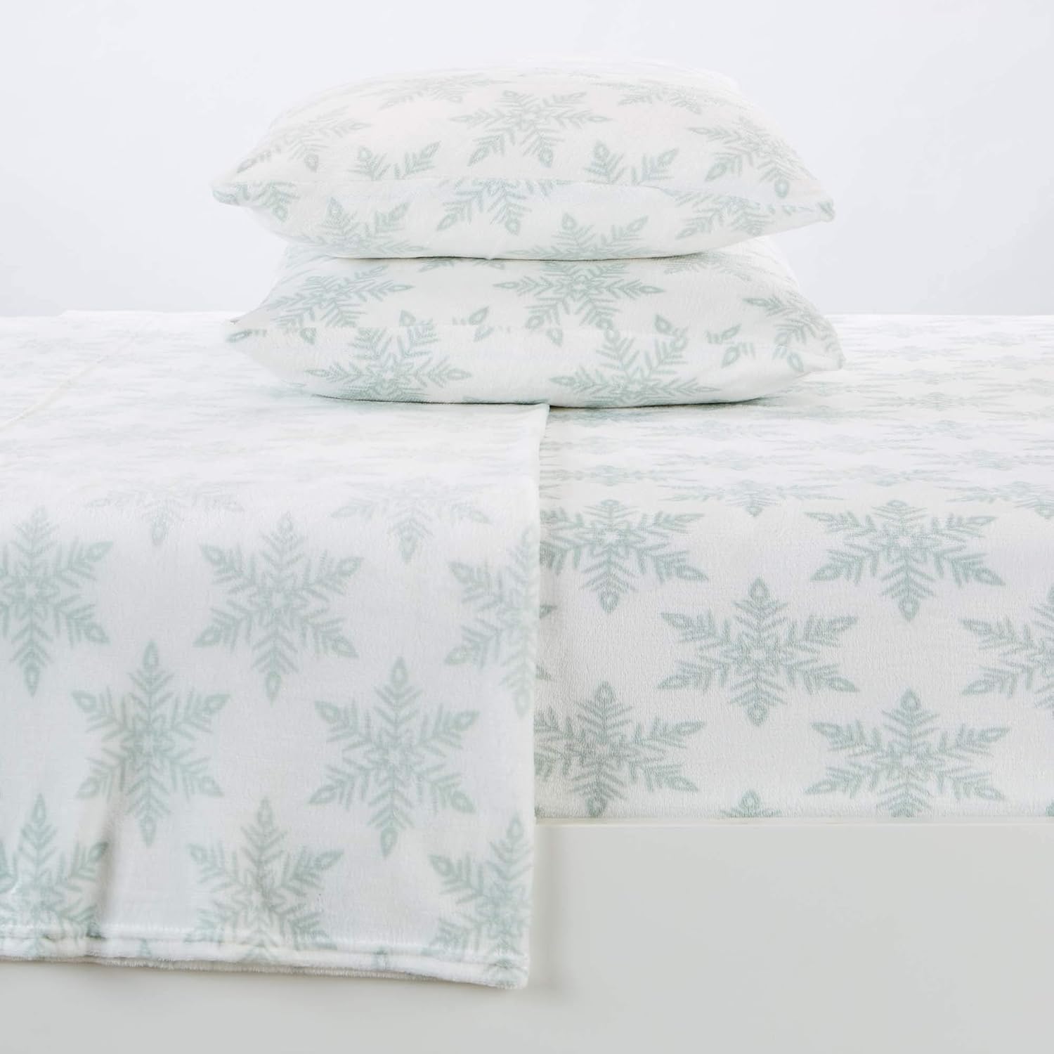 Great Bay Home Juego de sábanas de microvellón de terciopelo suave, no hacen bolitas, bolsillo profundo, colección Lavish Sherpa Velvet Luxe (tamaño