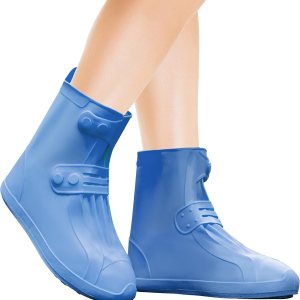 Cubiertas para zapatos de lluvia  Fundas impermeables para zapatos para hombres y mujeres  Cubrezapatos reutilizables, Azul Cubiertas para zapatos de lluvia  Fundas impermeables para zapatos para hombres y mujeres  Cubrezapatos reutilizables, Azul