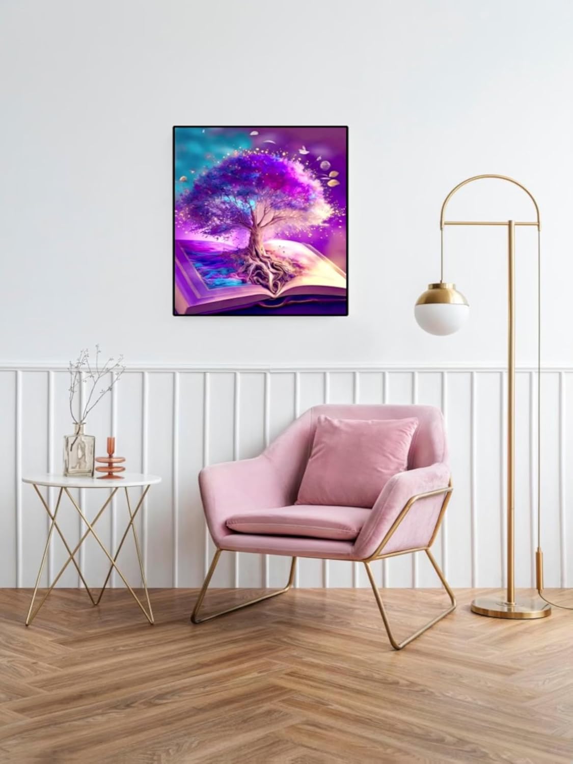 3DKOR Kits de pintura de diamantes 5D para adultos, kit de arte de diamantes de árbol de la vida para adultos, arte de gemas para adultos, kits de