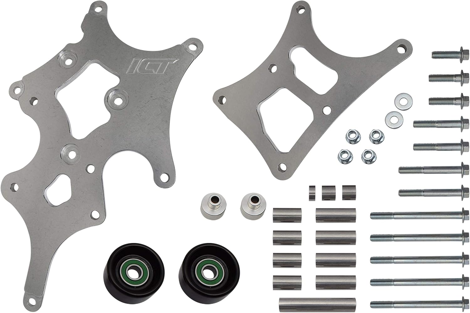 ICT Billet LS Truck LSA Supercharger Swap 6 Rib Alternador y Kit de soporte de dirección asistida 551787A-3