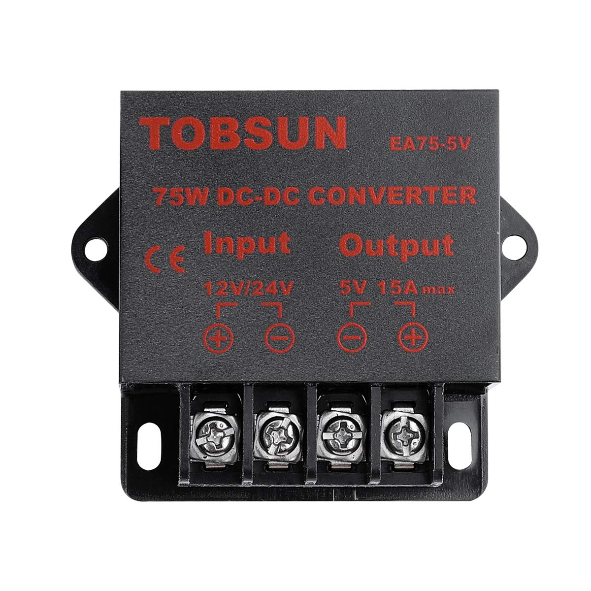 Convertidor CC Regulador reductor 5V Regulado Fuentes de alimentación Convertidor de transformador (5V 15A 75W)