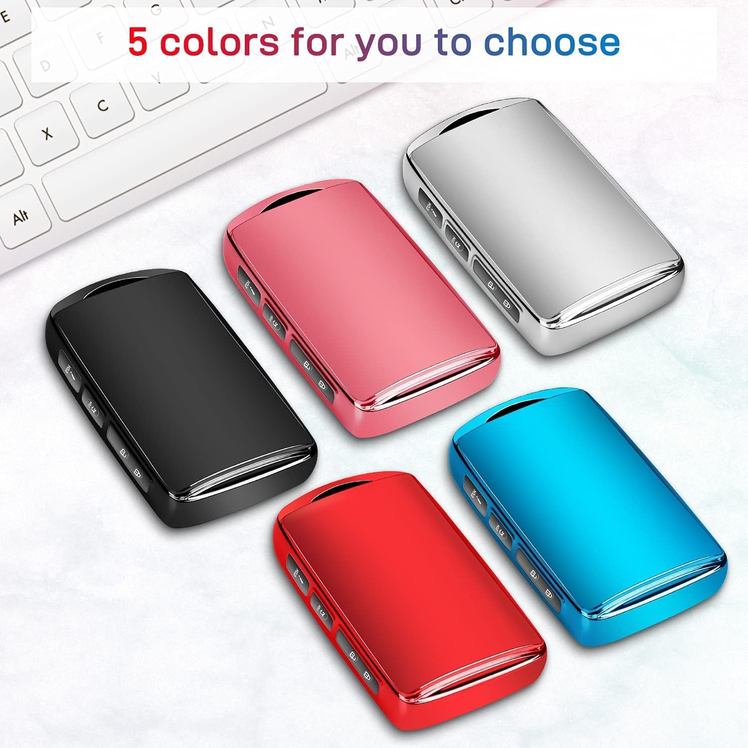QBUC Funda para llavero Mazda, protector de TPU suave con llavero para Mazda 3 2019-2021, para Mazda 3 Hatchback, para Mazda CX-5, CX-30, CX-9,