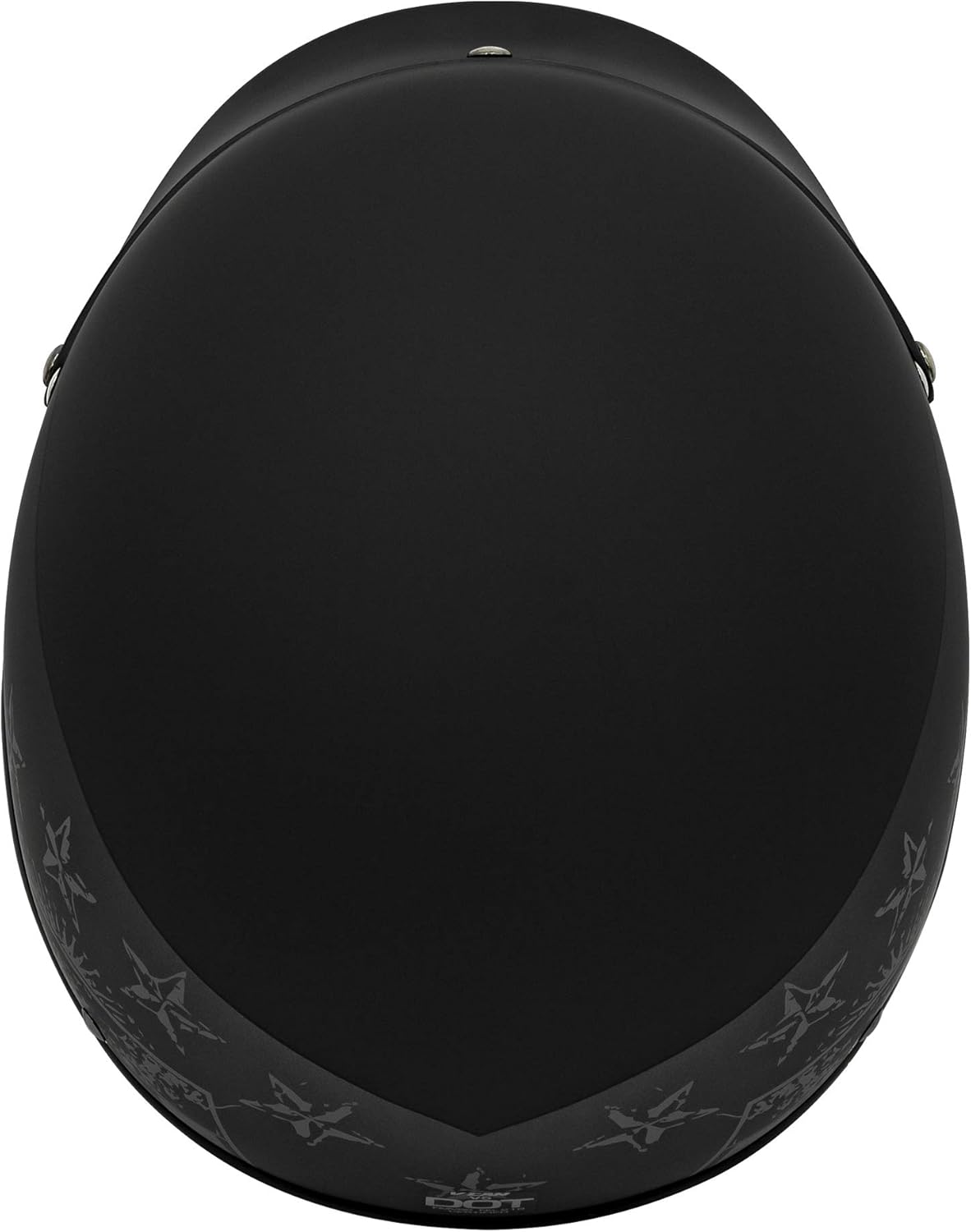 VCAN Cruiser – Casco de motocicleta sólido, cobertura de media cara