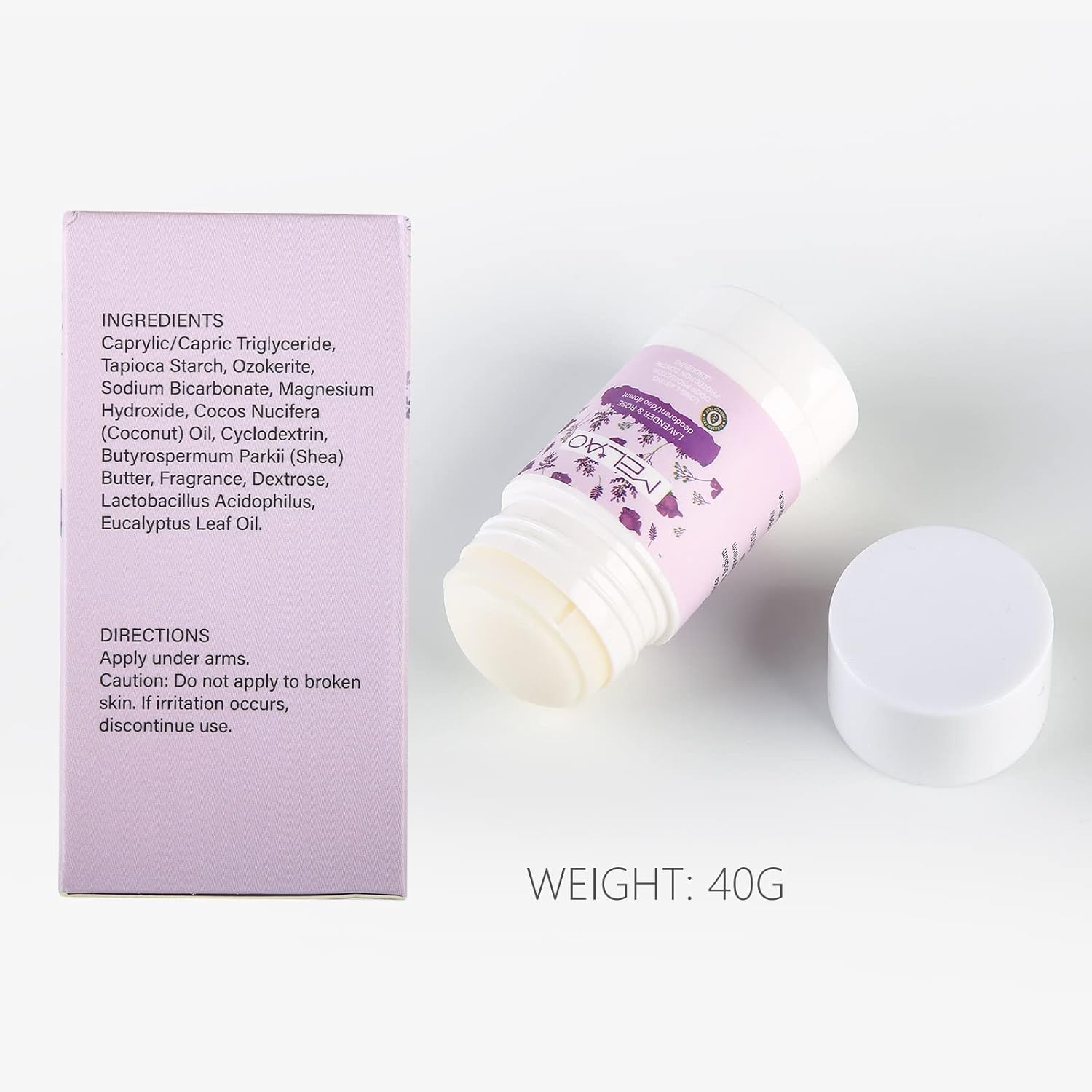 Desodorante natural para mujeres y hombres, sin aluminio, desodorante corporal antitranspirante, crema desodorante sólida, control de olores de