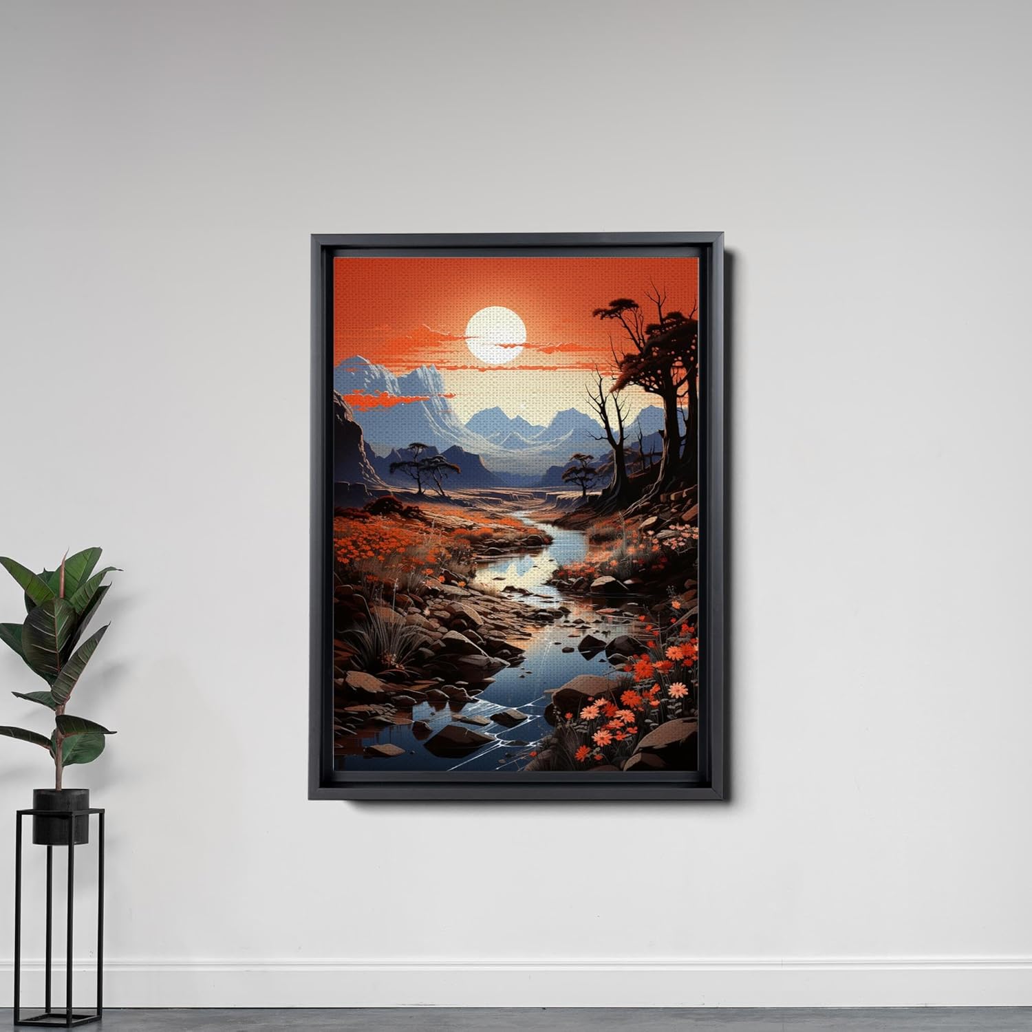 Red Mesa, Archival Print of Landscape Prints of Red Mountain in Mesa, Arizona, Wall Art, Art Decor