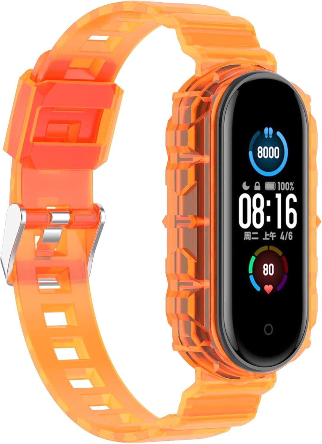 Senter Correa de reloj de silicona suave Banda de repuesto para Xiaomi Mi banda 3 Mi banda 4 Mi banda 5 Mi banda 6 reloj inteligente