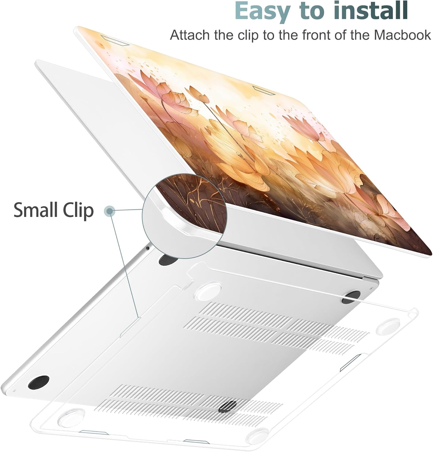 Compatible con MacBook Air de 15 pulgadas, modelo M2 Chip 2023 A2941, carcasa rígida con protector de pantalla + cubierta de teclado y tapón
