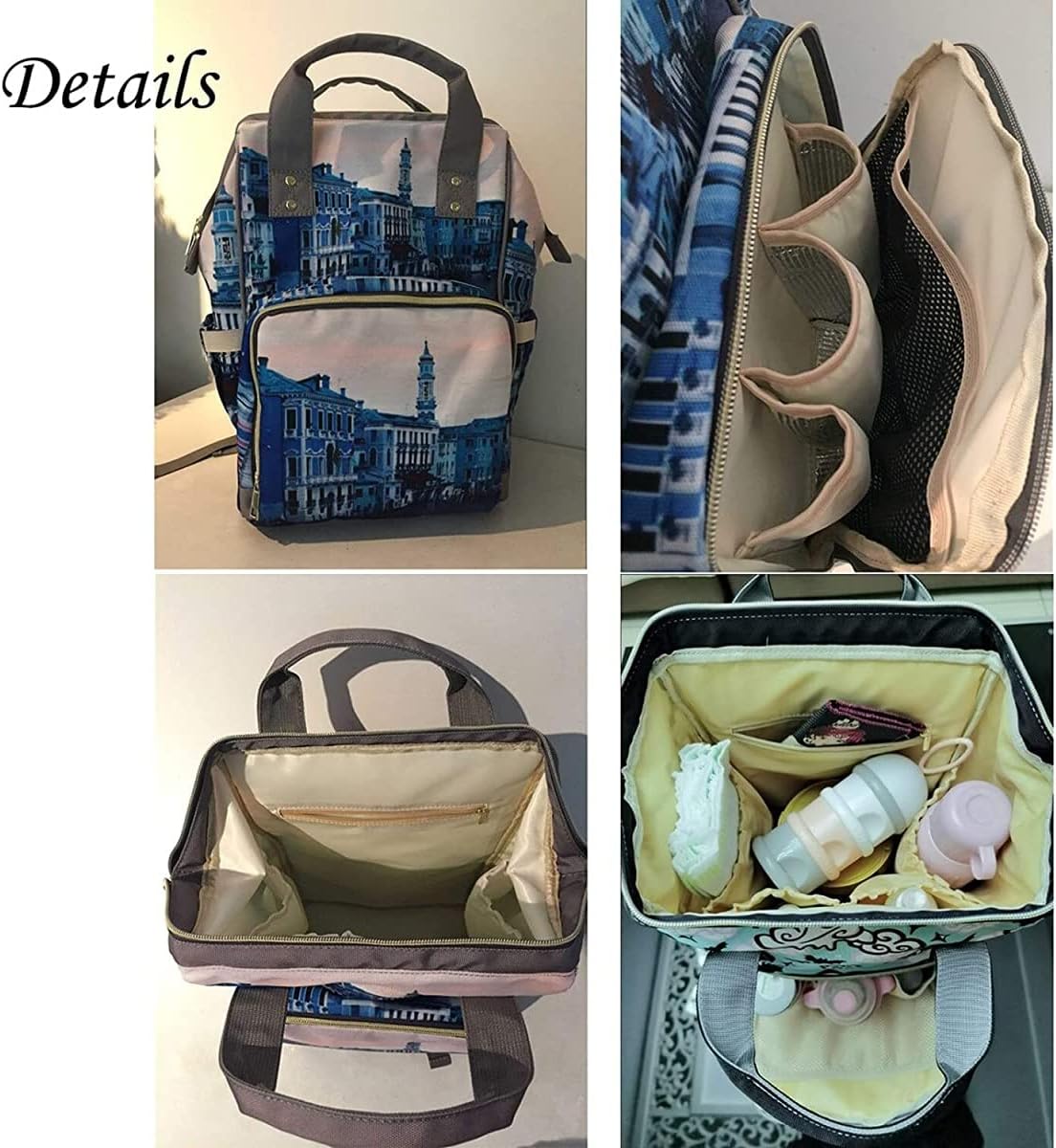 Antler Little Man Woodland – Bolsas de pañales a cuadros con nombre para mamá, mochila de lactancia, bolsas de bebé, regalos para mujeres, Multi 2,