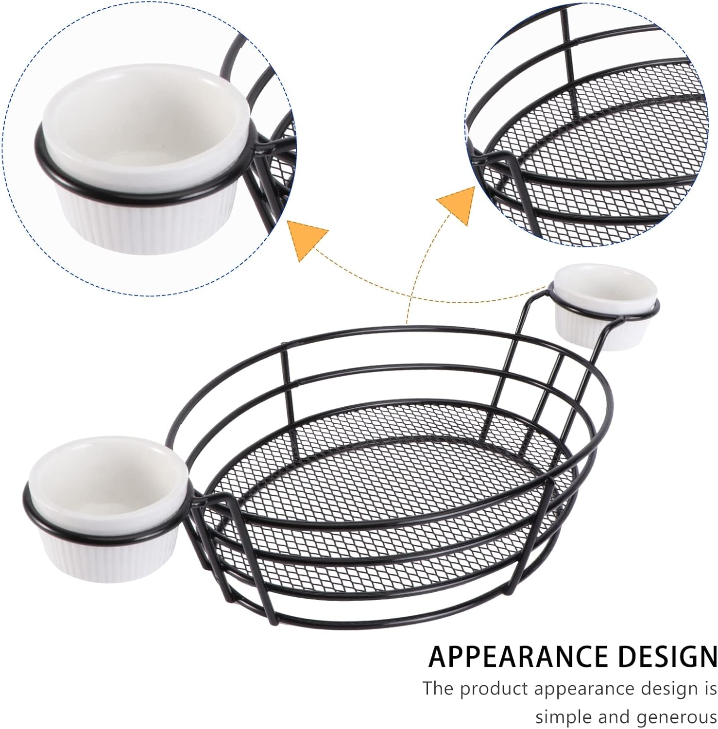 Cesta de alambre para freír de acero inoxidable, cesta de papas fritas, contenedor de patatas fritas, herramientas de cocina, fritas