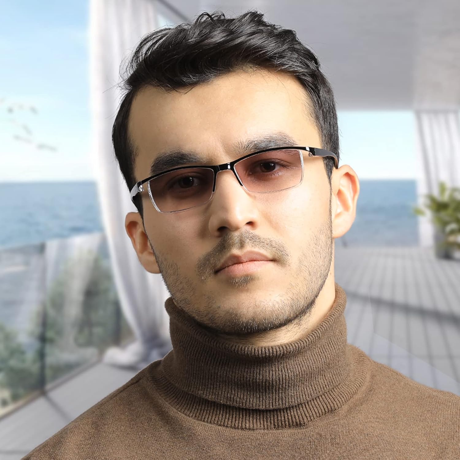 TERAISE Gafas de lectura de luz anti-azul de la moda hombres mujeres lector de computadora