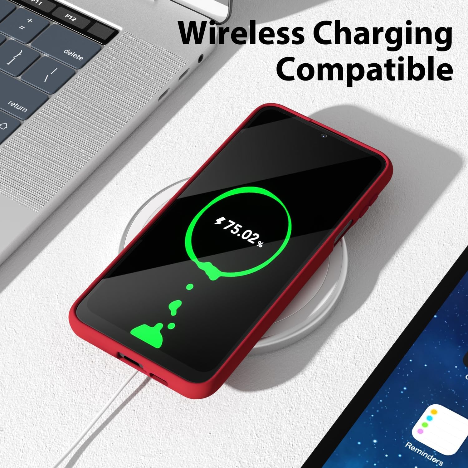 oakxco Funda para teléfono Moto Edge 2021Edge 2021 5G UW de silicona líquida, bonita funda delgada de goma suave TPU lisa para mujeres y niñas,