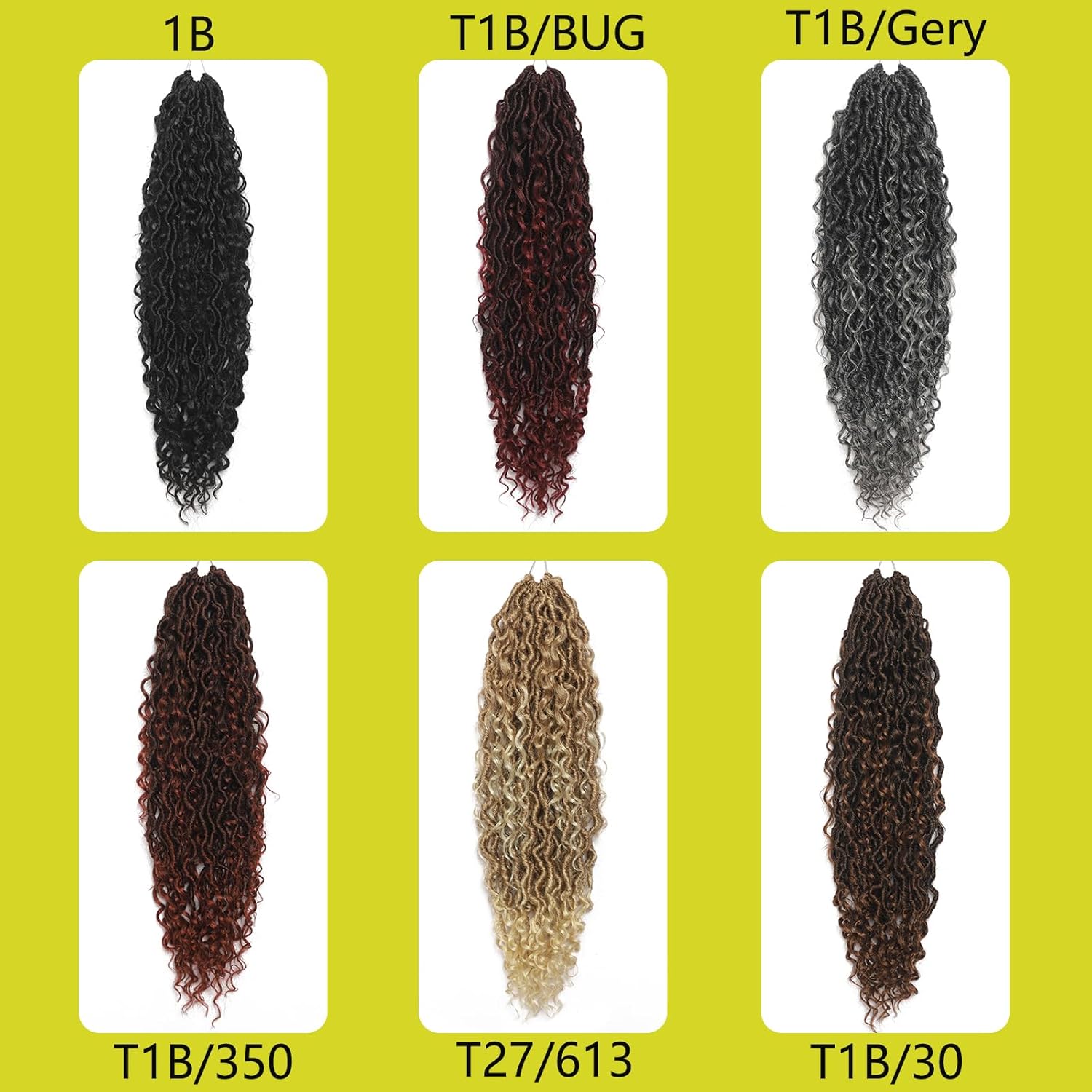 Rastas de ganchillo Goddess Locs de 18 pulgadas, cabello de ganchillo de río de río de cabello de ganchillo 8 paquetes de rastas bohemias hippie de