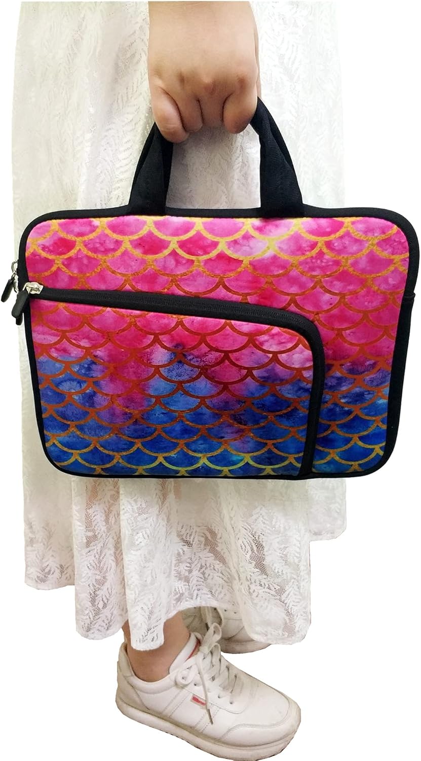 Funda de neopreno para portátil de 14, 15, 15,4 y 15,6 pulgadas, funda de neopreno suave con bolsillos adicionales para Dell Lenovo Toshiba HP