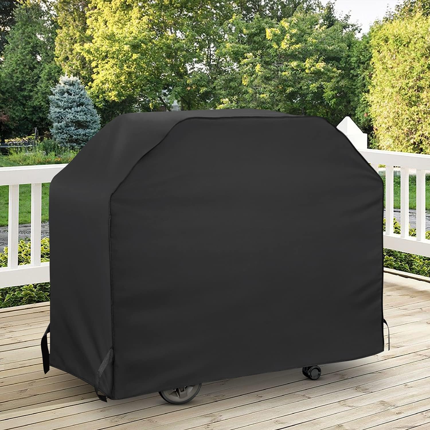 Funda para parrilla de 60 pulgadas, resistente e impermeable, resistente a la decoloración, protección para todo tipo de clima, para Weber, Char