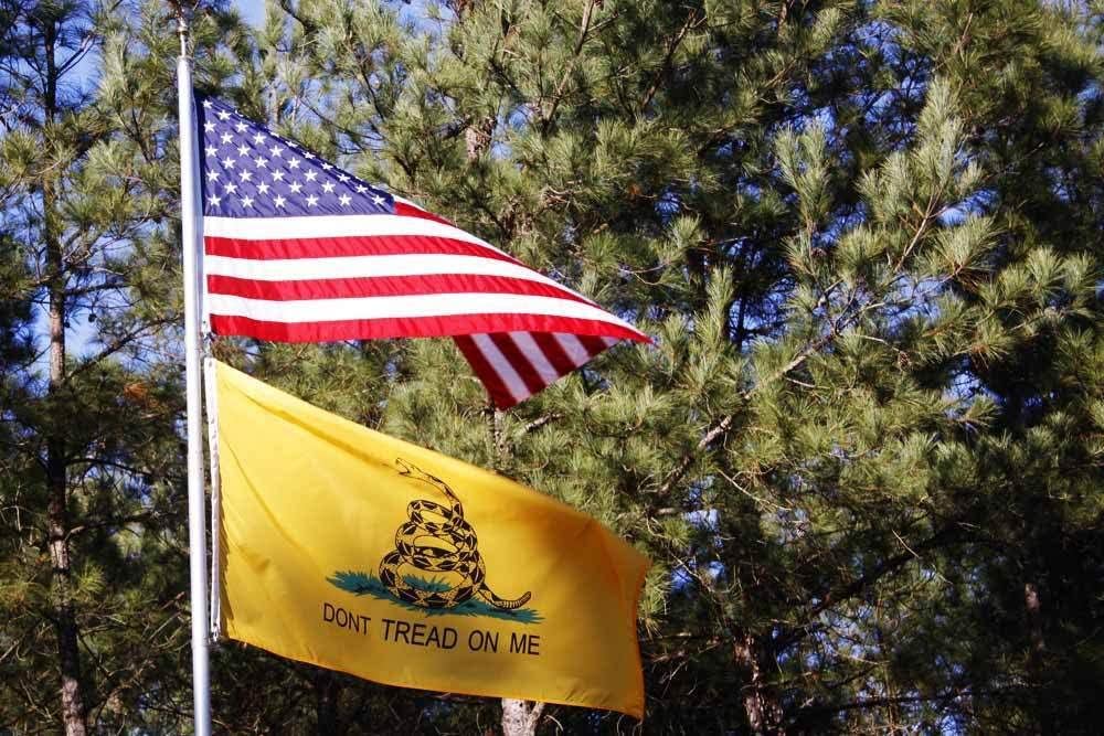 Juego de bandera premium LOT 6×10 USA & Gadsden Dont Tread on Me FLAG 6’x10′