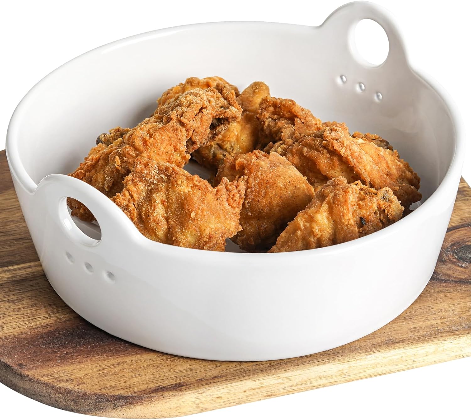 LE TAUCI Forros reutilizables para freidora de aire, revestimiento de cerámica fácil de limpiar para cesta de freidora de aire, accesorios para