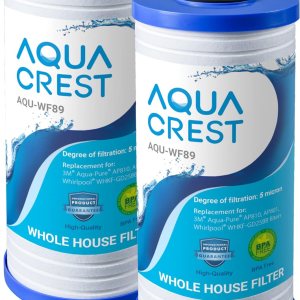 AQUACREST WHKF-GD25BB – Filtro de agua para toda la casa, repuesto para Whirlpool WHKF-GD25BB, WHKF-DWHBB, 3M Aqua-Pure AP810, AP801, AP811, 5 AQUACREST WHKF-GD25BB – Filtro de agua para toda la casa, repuesto para Whirlpool WHKF-GD25BB, WHKF-DWHBB, 3M Aqua-Pure AP810, AP801, AP811, 5