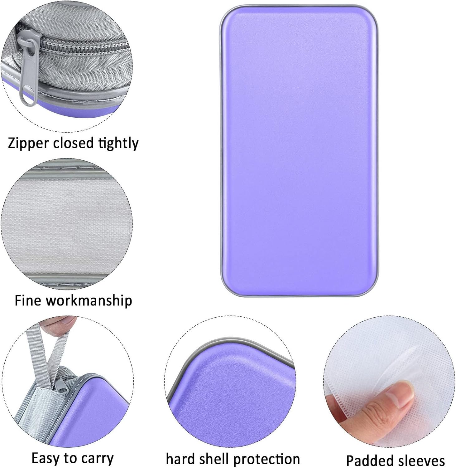 Estuche para CD, capacidad para 80 unidades, para CDDVD, cartera, de plástico duro, CD y DVD, carpetas de almacenamiento para automóvil, hogar,