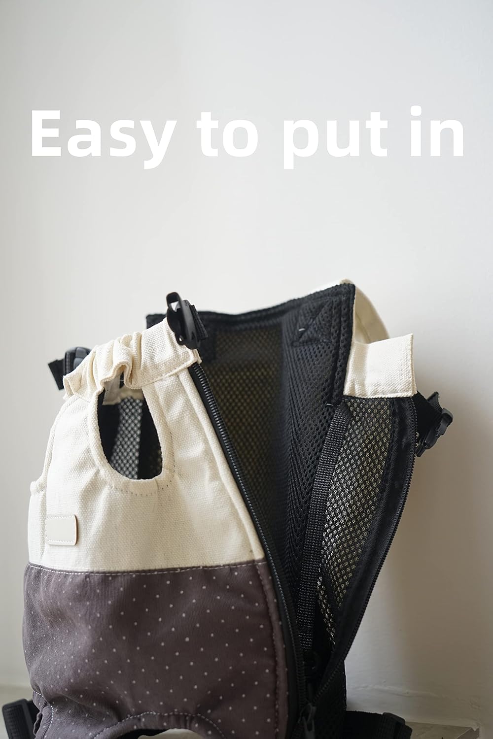 Clopon Mochila transportadora para perros pequeños, bolsas Yorkie para perros franceses, bolsas para viajar para cachorros (M, 6-9 libras), B)