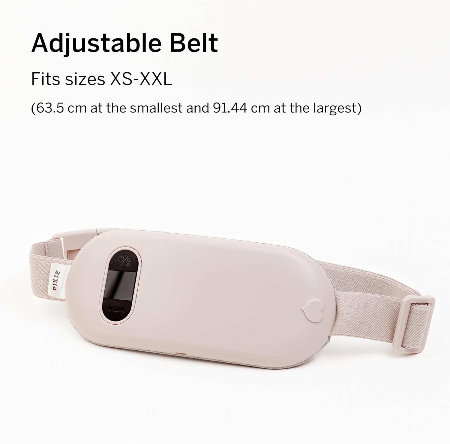 Pixie – Almohadilla térmica inalámbrica portátil para calambres, almohadilla térmica menstrual con 3 niveles de calor y 3 modos de masaje por