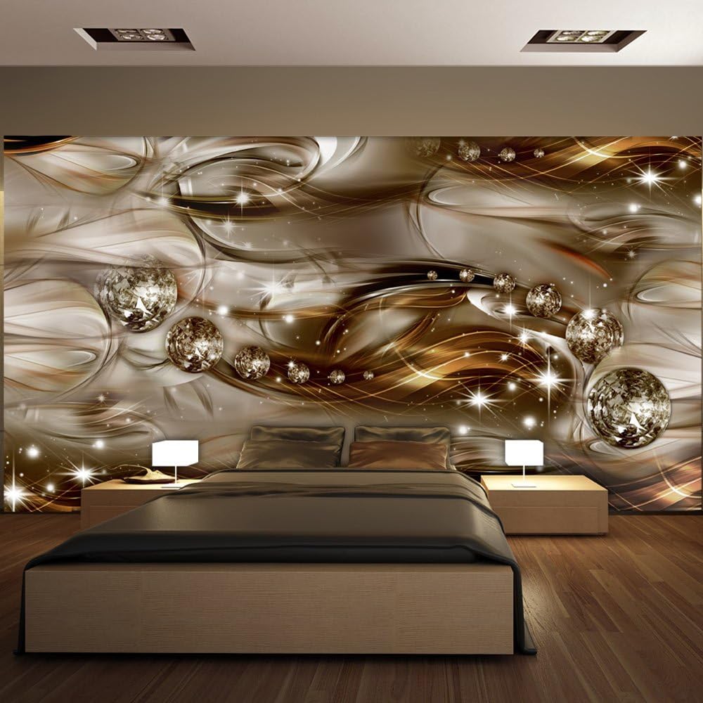 artgeist Mural abstracto de 193 x 110 pulgadas, XXL – Mural de pared autoadhesivo para despegar y pegar, calcomanía extraíble, impresión de primera