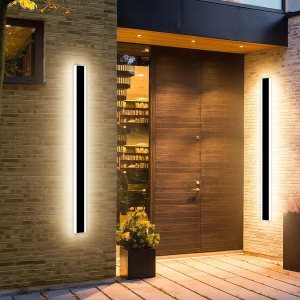 Daoseolo Moderno aplique de pared LED de 47 pulgadas, aplique de pared impermeable IP65 con 3 modos de iluminación (3000 K4500 K6000 K), aplique de Daoseolo Moderno aplique de pared LED de 47 pulgadas, aplique de pared impermeable IP65 con 3 modos de iluminación (3000 K4500 K6000 K), aplique de