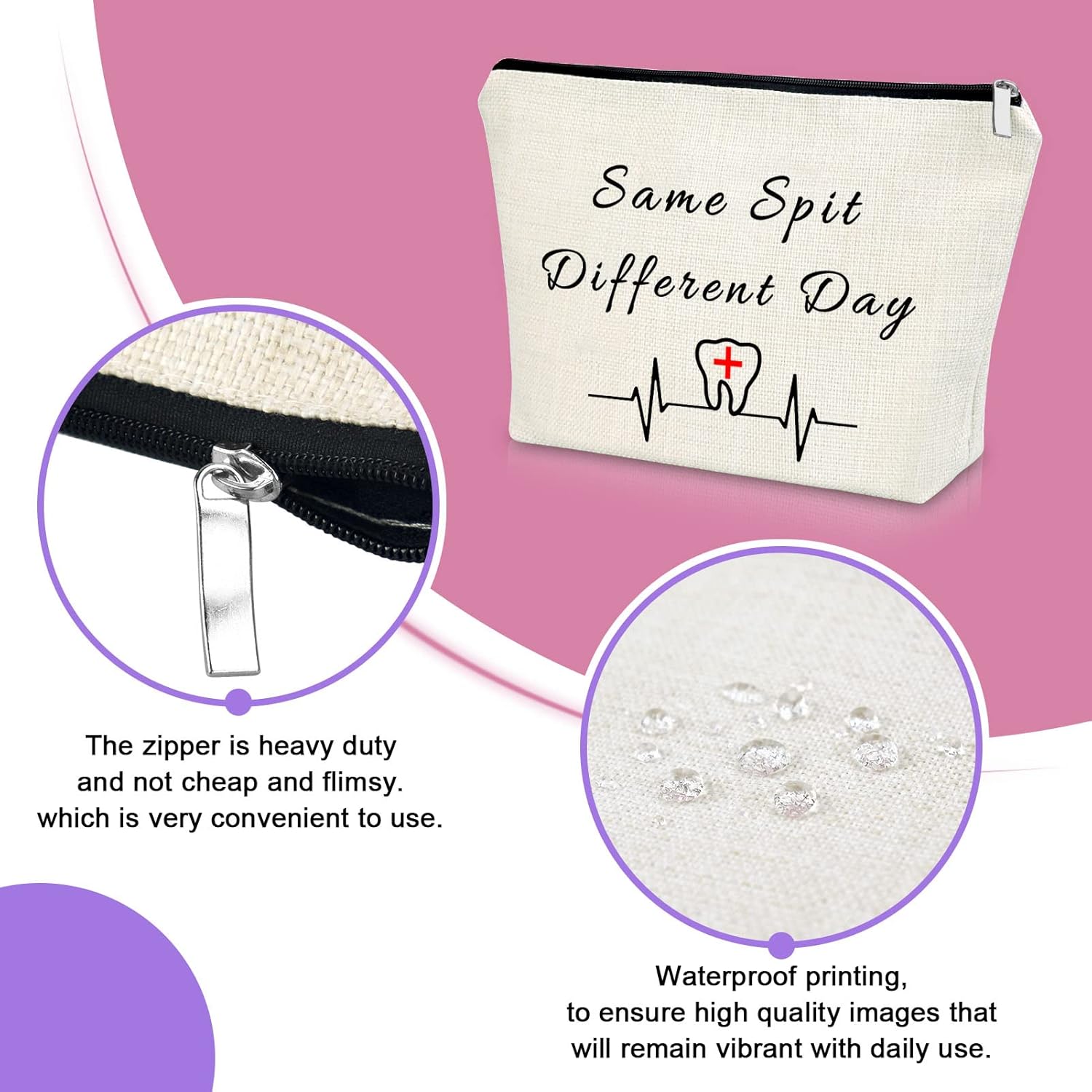 Bolsa de maquillaje de regalo para dentistas, Regalo del dentista 1 PCS