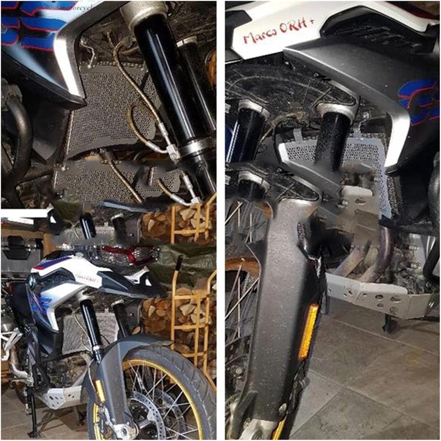 HRTLSS for BM-&W F750GS F850GS Adventure F850 F750 GS 2018 2019 2020 2021 Motorcycle Radiator Grille Guard Cover Protection F 850 750 GS Motorcycle